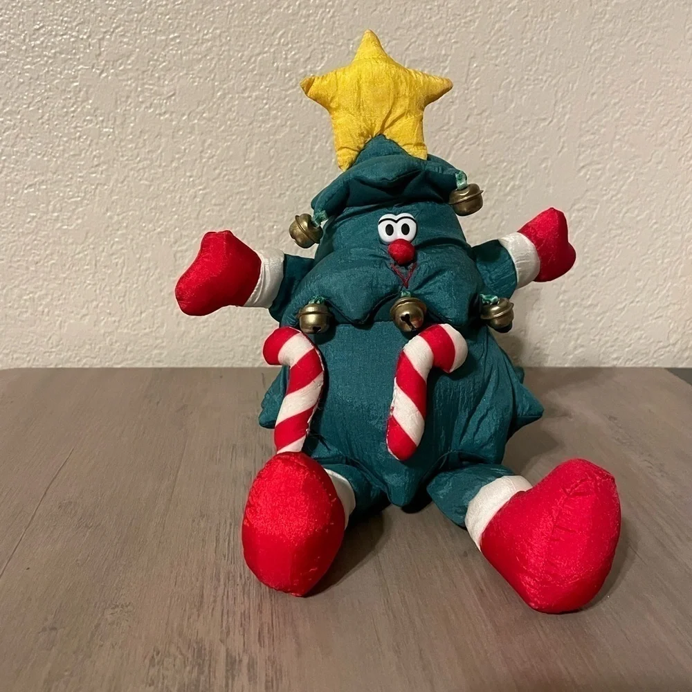 Vintage Festive Christmas Tree singing Plush Toy